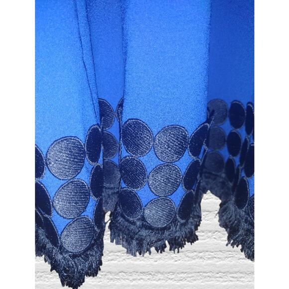 Badgley Mischka Eli shift Dress Cobalt Blue size 10 - Picture 4 of 5